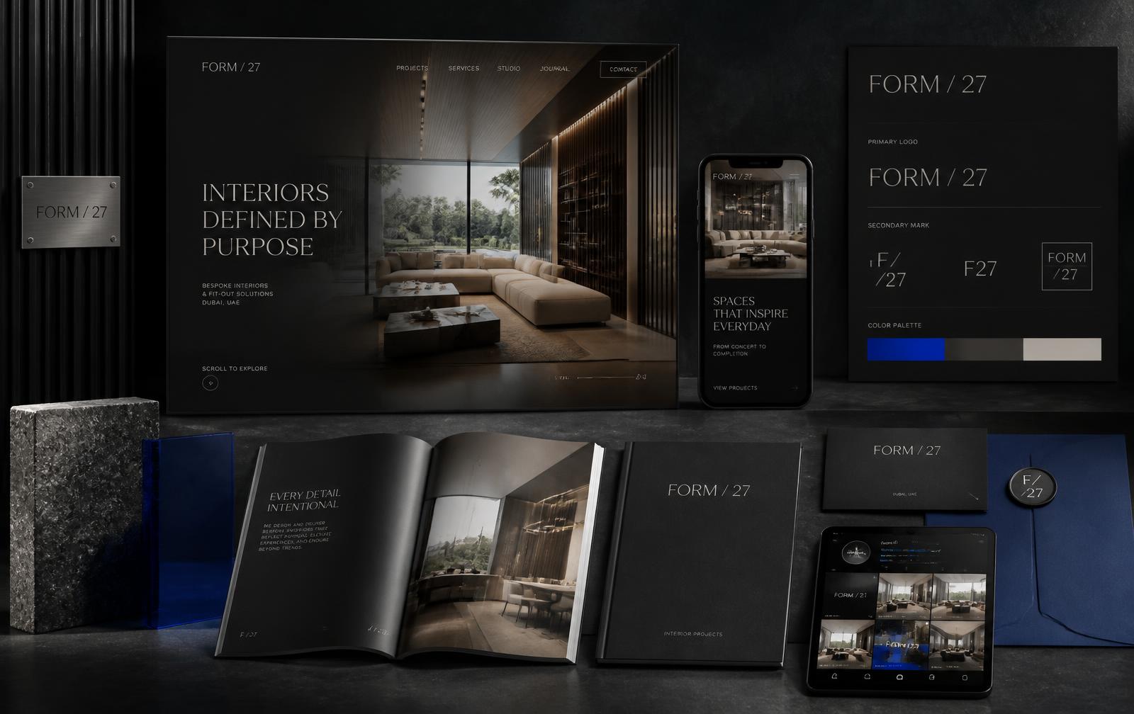 FORM / 27 brand, website, mobile and campaign concept system
